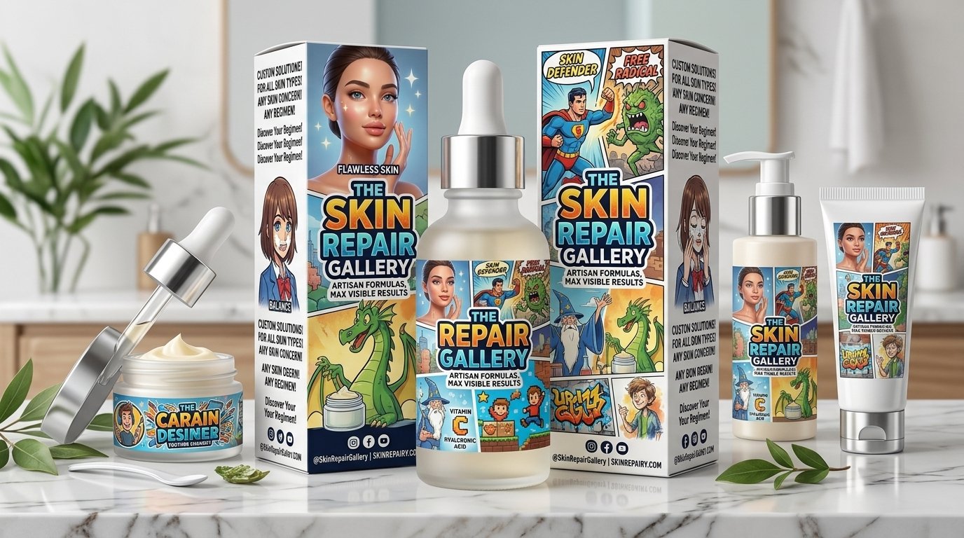 I Will Design Professional Cosmetic Skincare Product Labels and Packaging