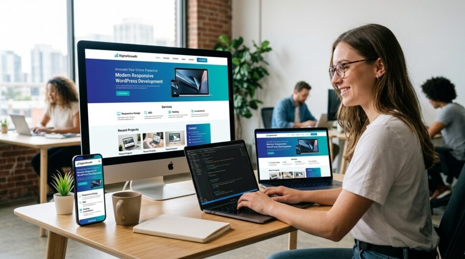 Modern Responsive WordPress Website Design and Full Development Services