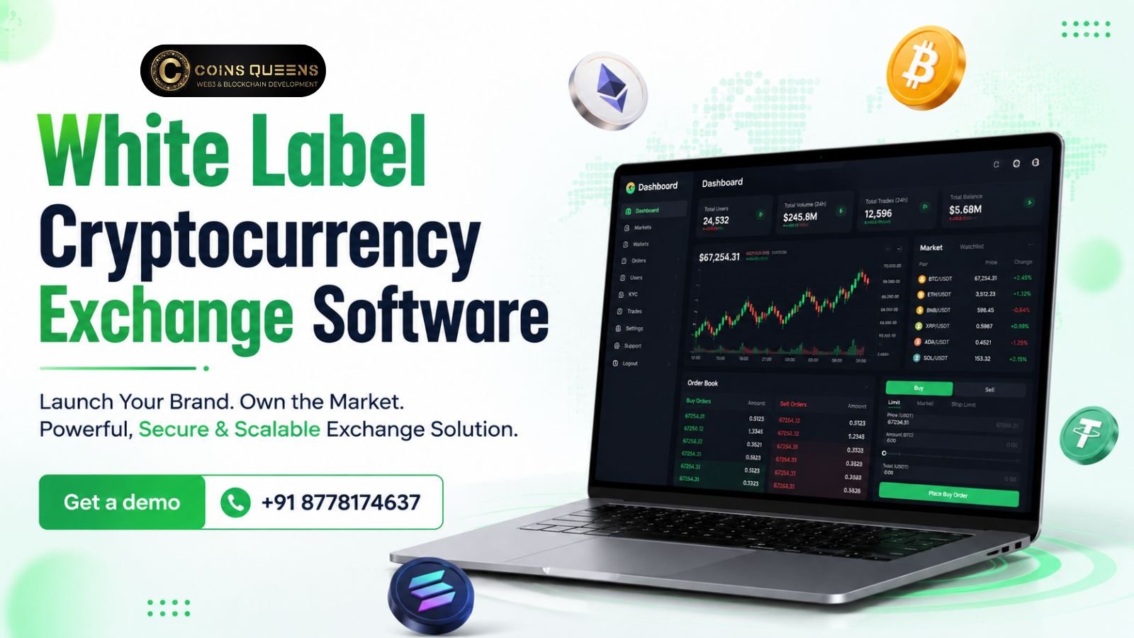 Empower Modern Exchanges with White Label Cryptocurrency Exchange Software