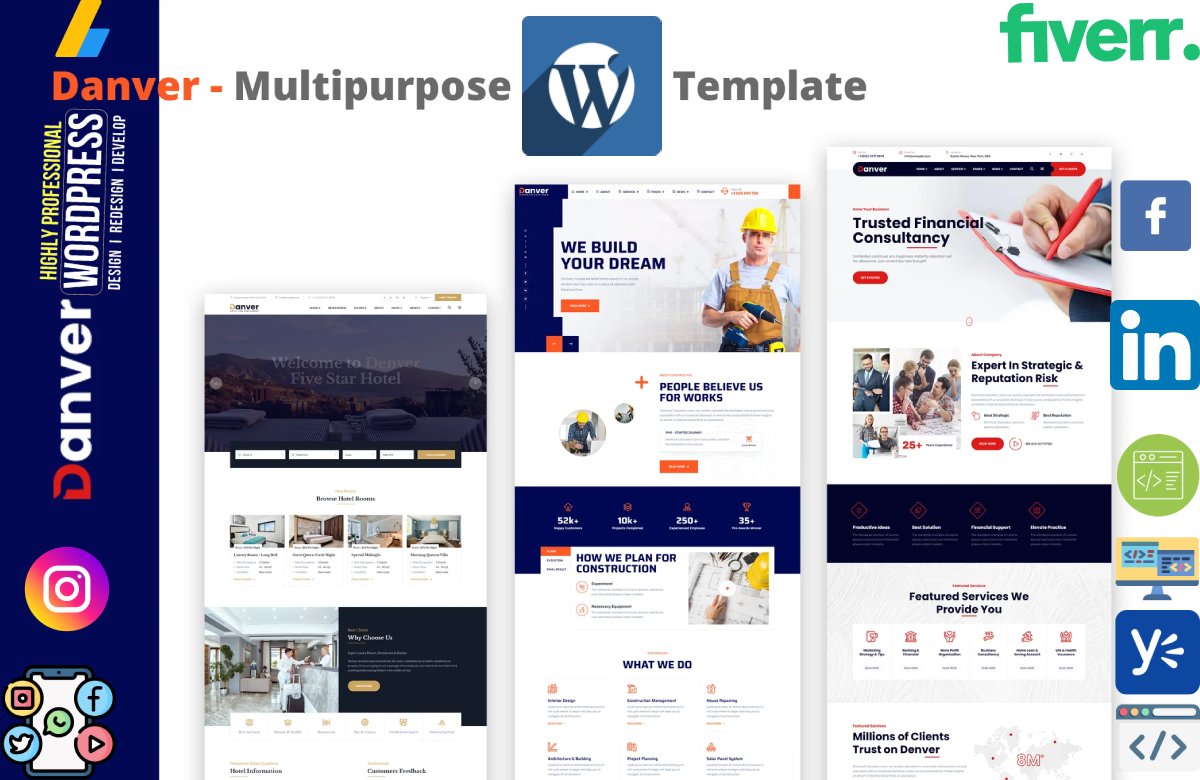 I Will Build WordPress Website, Blog, Business Website, and Development