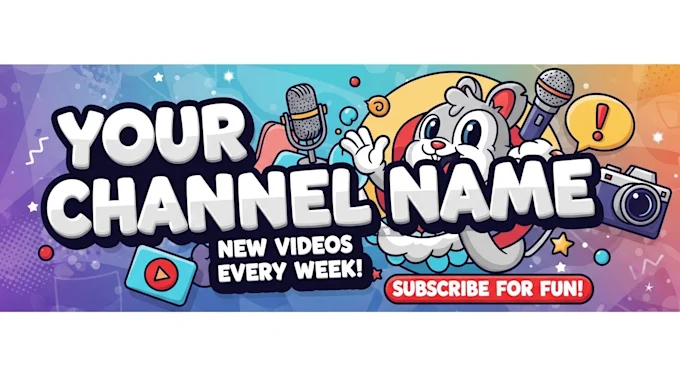 design-cartoon-banner-for-youtube-channel-in-any-style-1