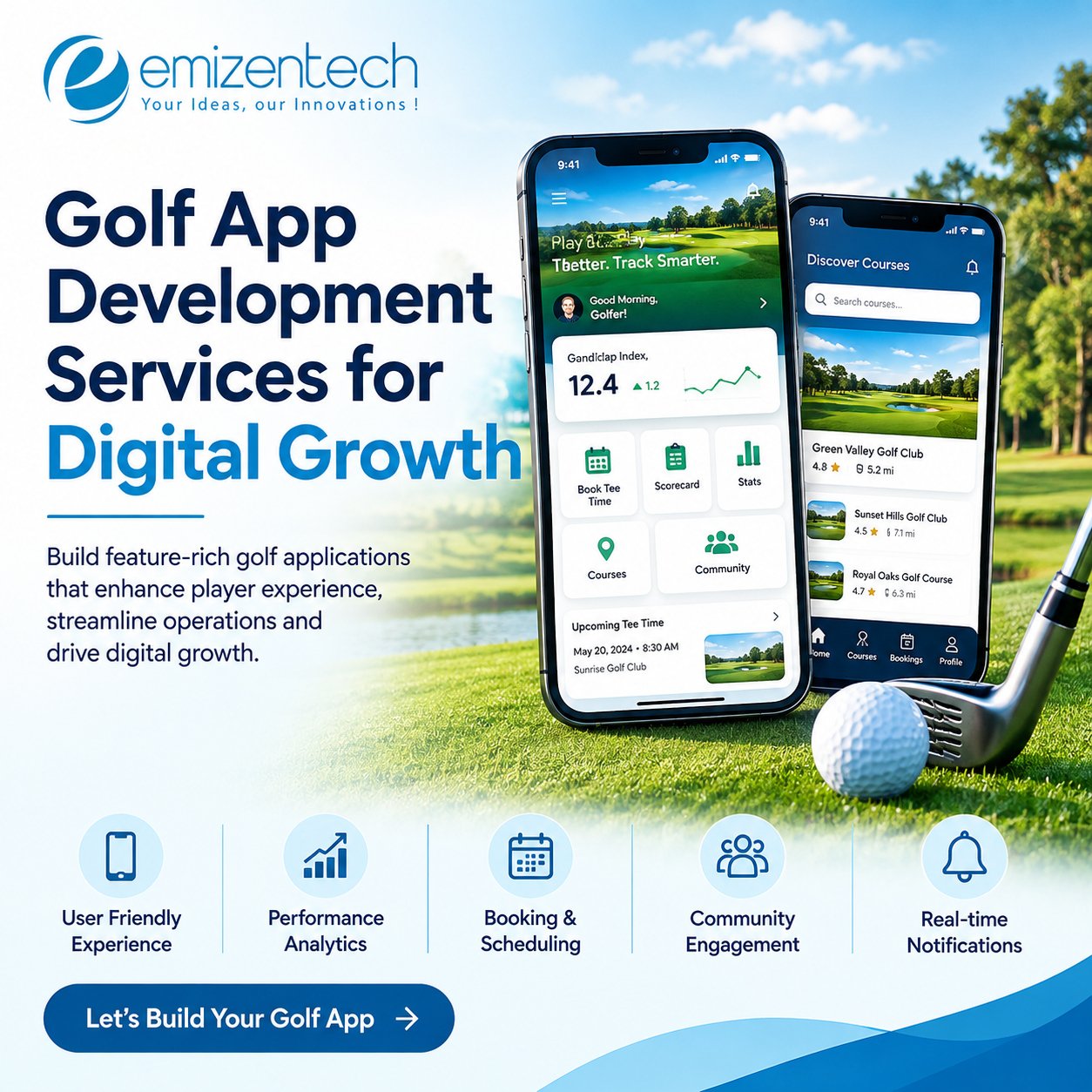 Golf App Development Services for Digital Growth