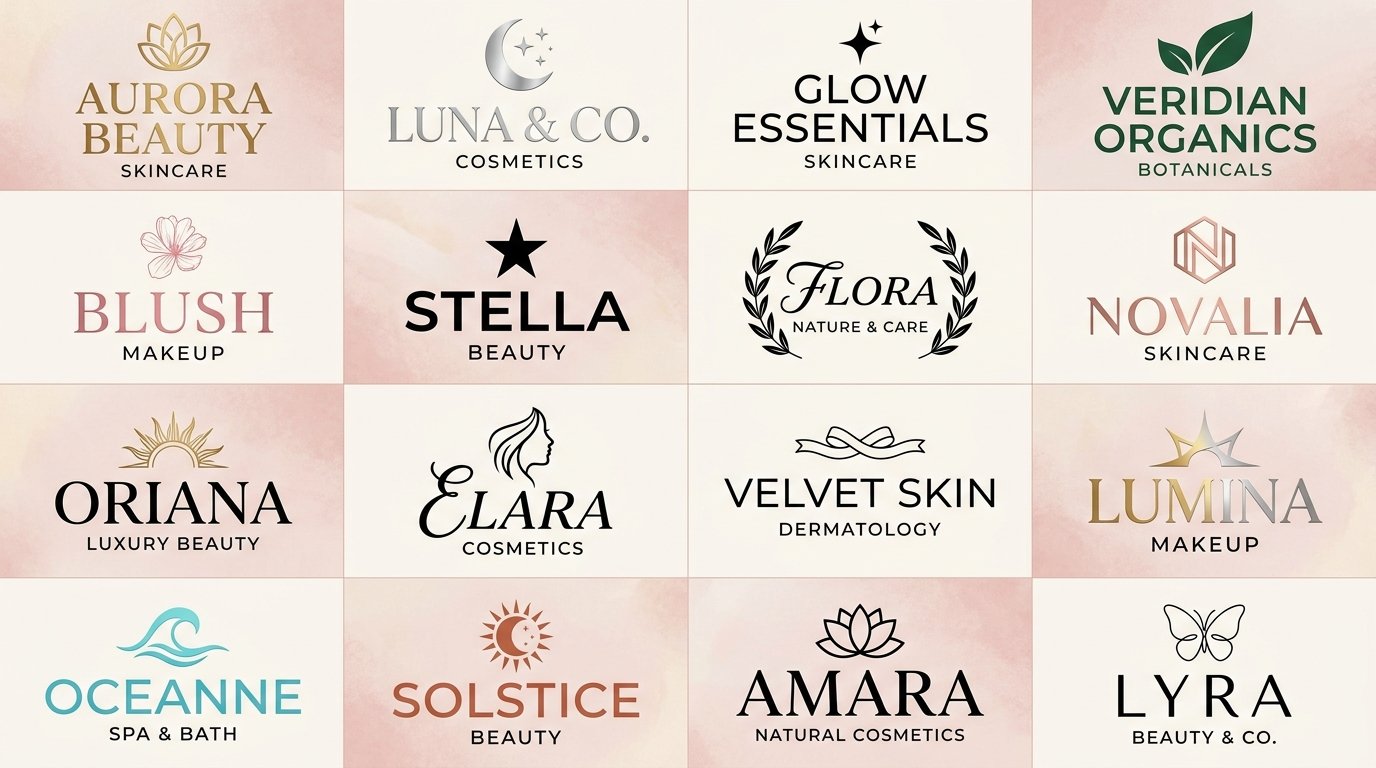 I Will Design Luxury Makeup, Beauty and Cosmetic Logos