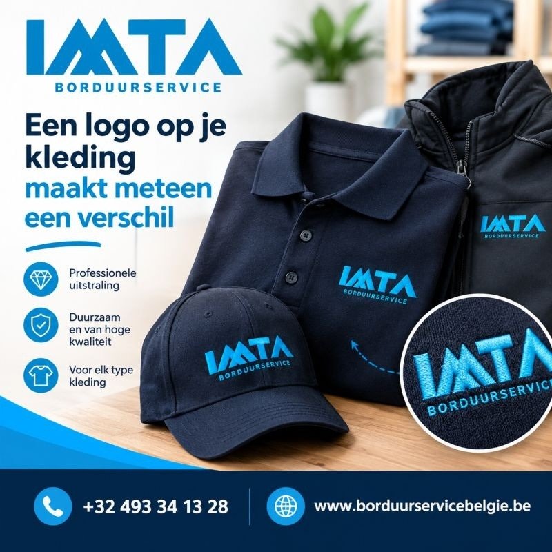 Een logo op je kleding maakt meteen een verschil