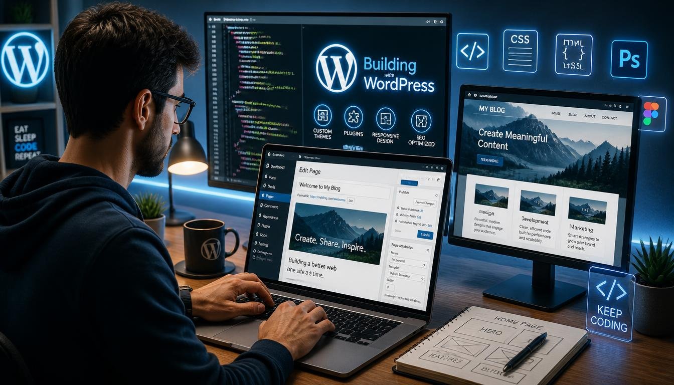 I will build WordPress website, blog, business website and landing page