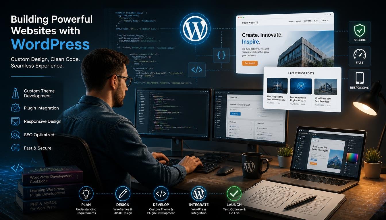 I Will Build Professional WordPress Website Blog Development