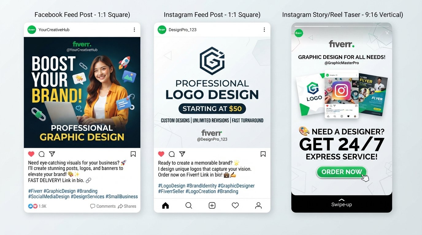 I Will Design Creative Social Media Posts For Facebook Instagram Ads