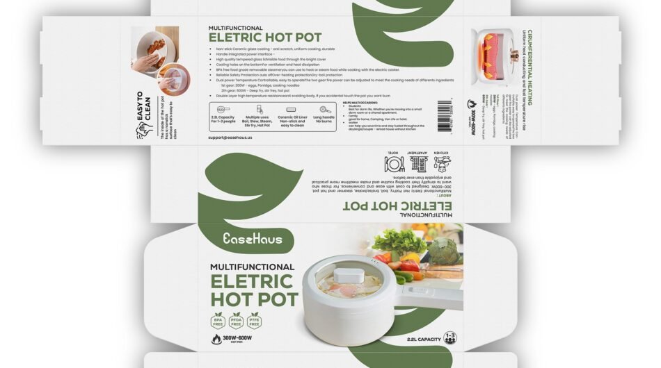 I will design modern food product packaging label for your brand
