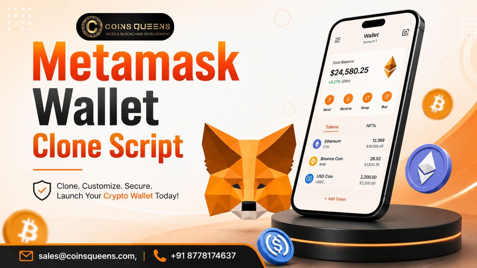 Strengthen Digital Asset Management with Metamask Wallet Clone Script
