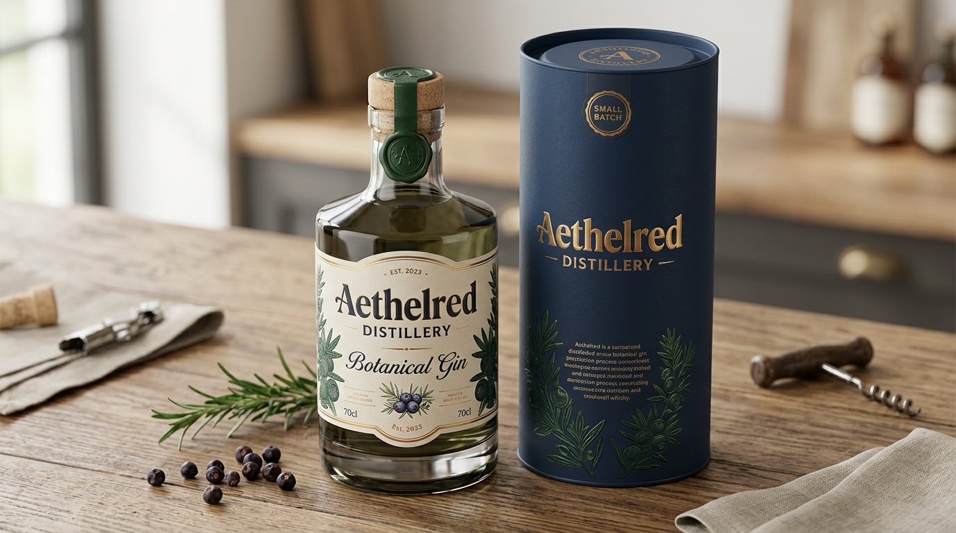 Premium Product Packaging and Bottle Label Design for Luxury Brands