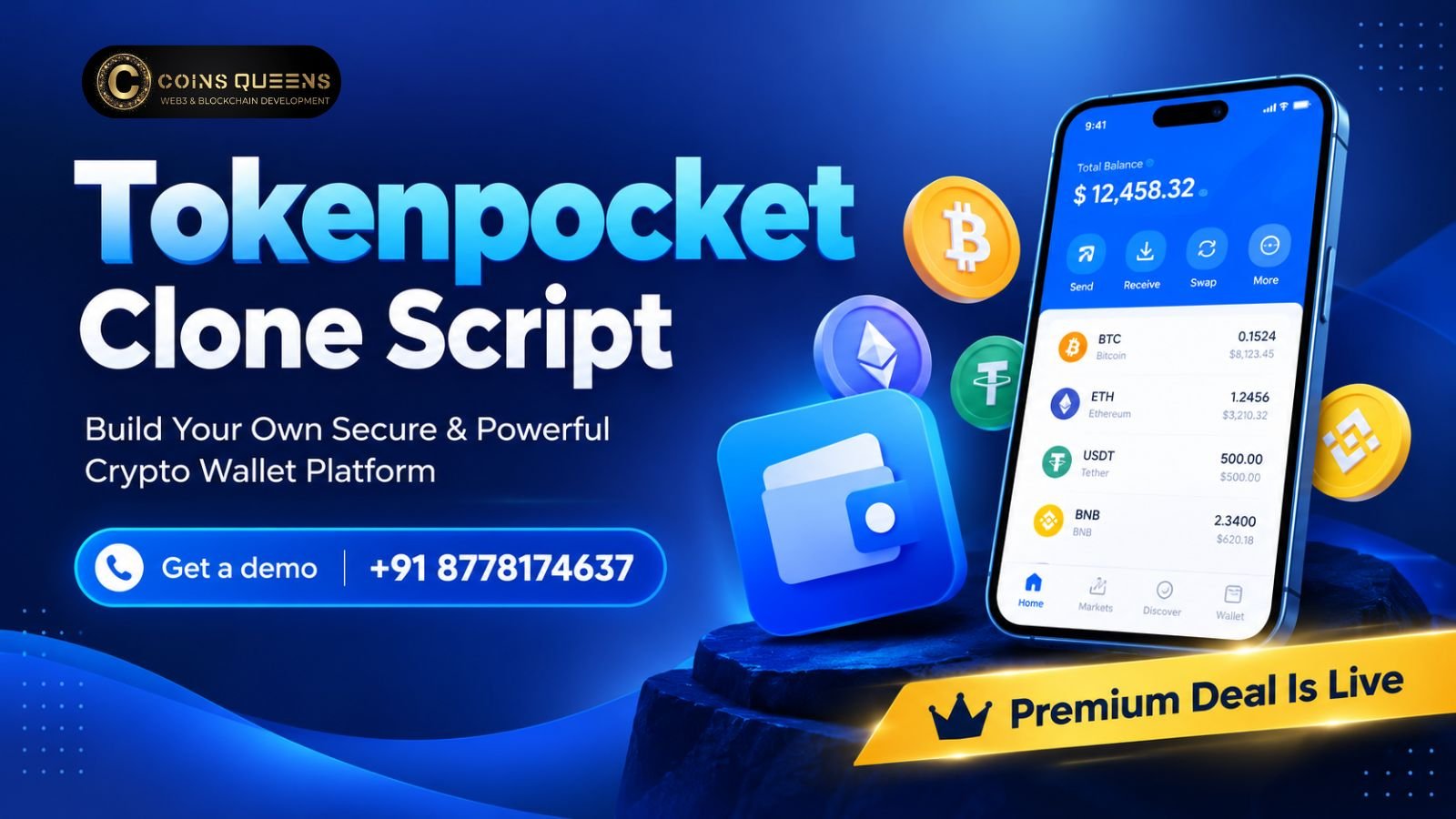 Advance Secure Wallet Technology with Tokenpocket Clone Script