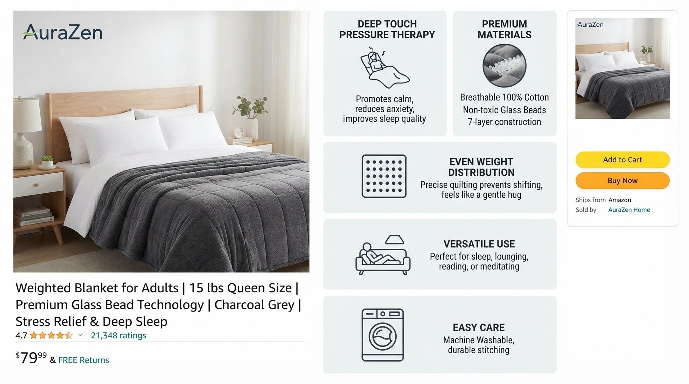 I will design professional Amazon product listing images for your products