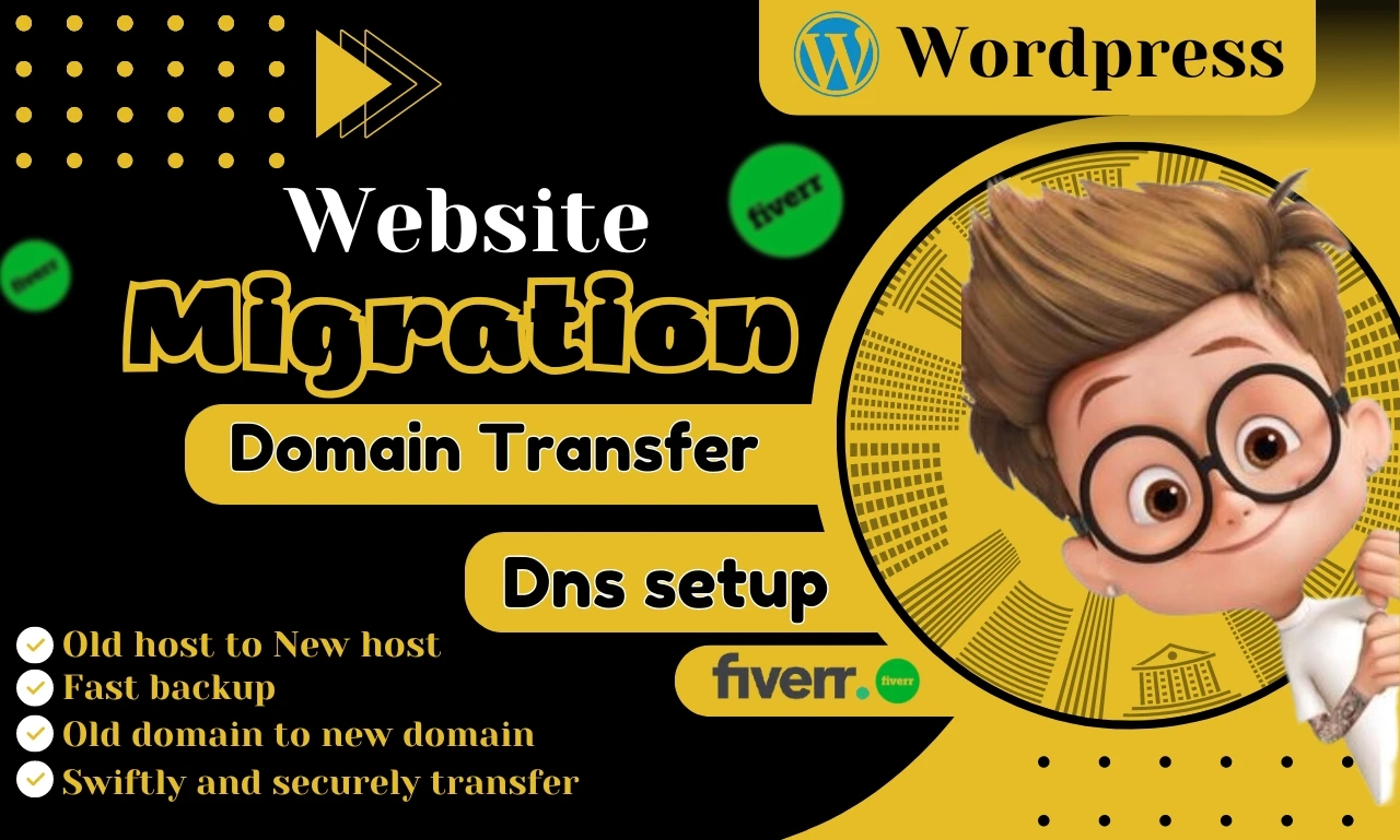 I Will Backup Migrate And Transfer Your WordPress Website Safely
