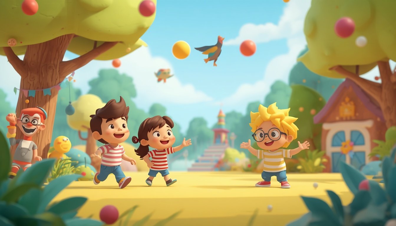I Will Create Creative Kids 2D Animation Videos for You