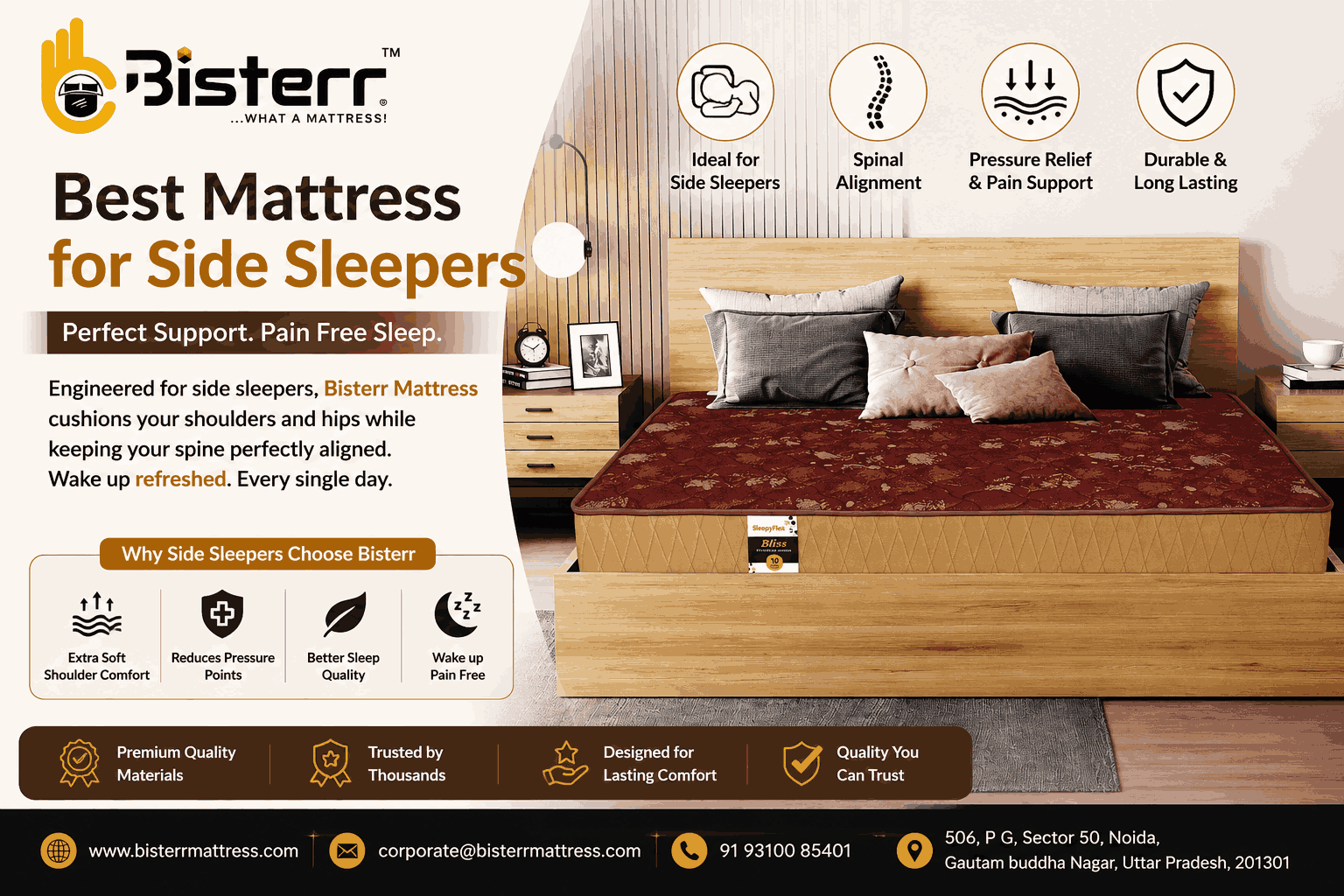 Best Mattress for side sleepers
