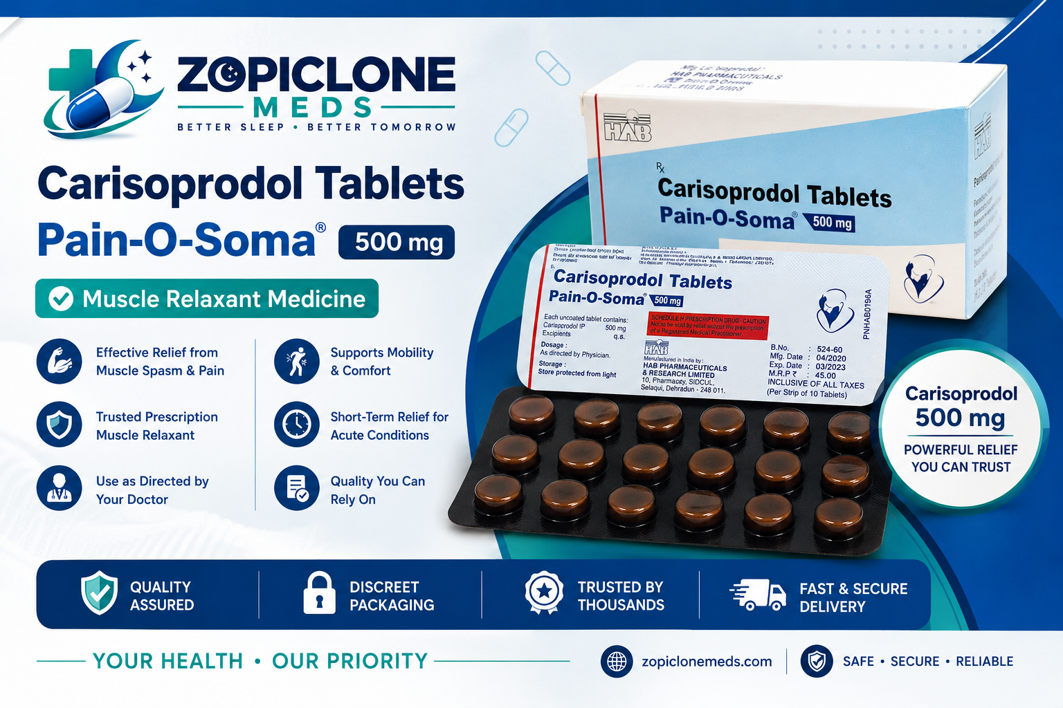 Buy Soma 500mg Online
