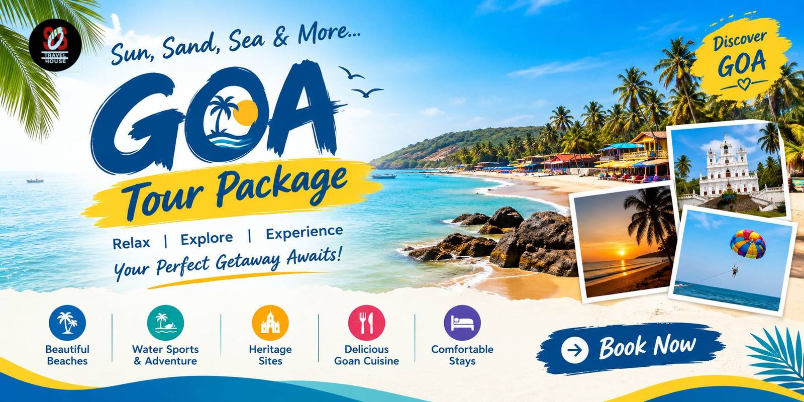 Goa Holiday Packages from Delhi with Flights and Hotels