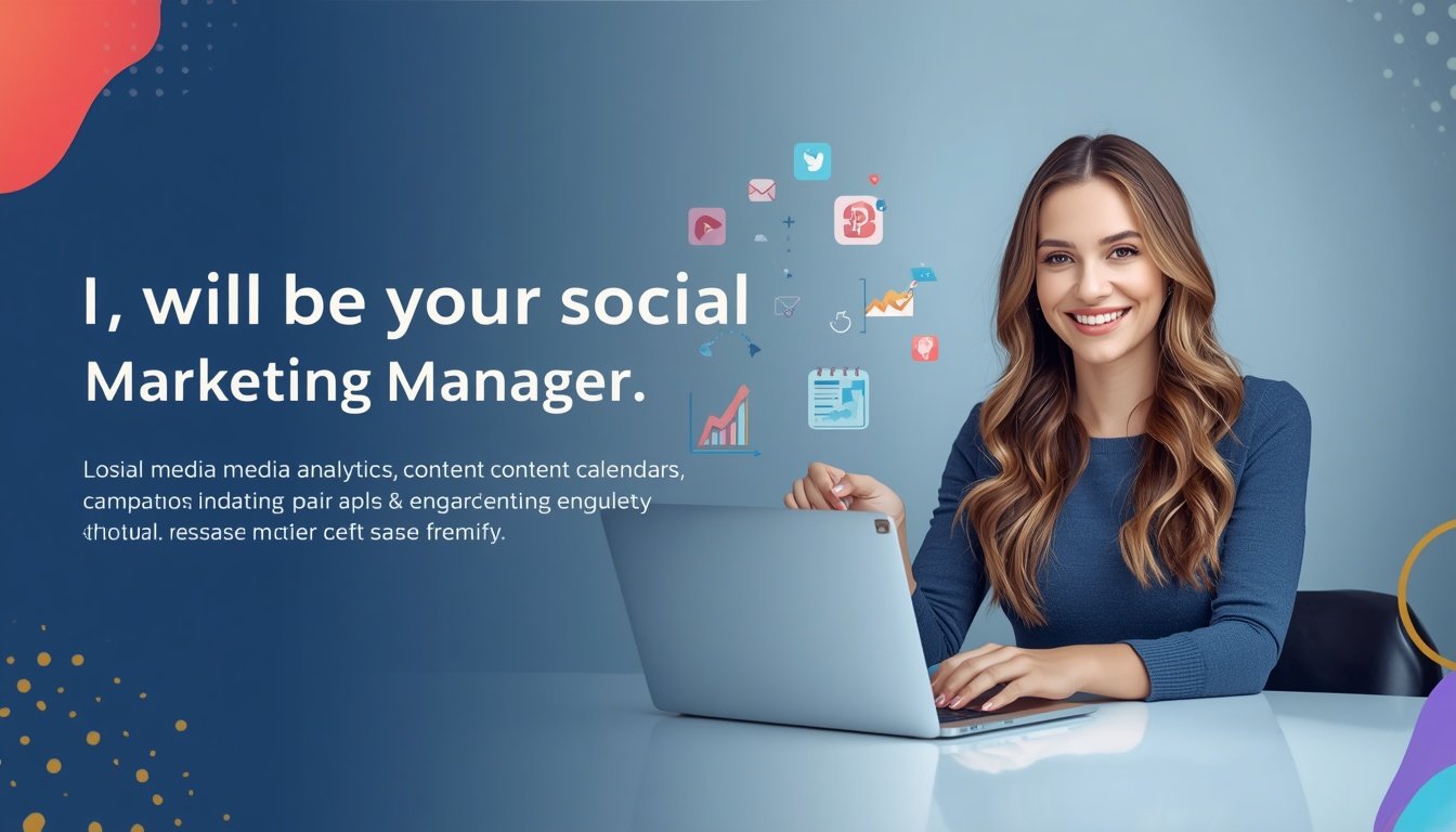 I will be your professional social media marketing manager