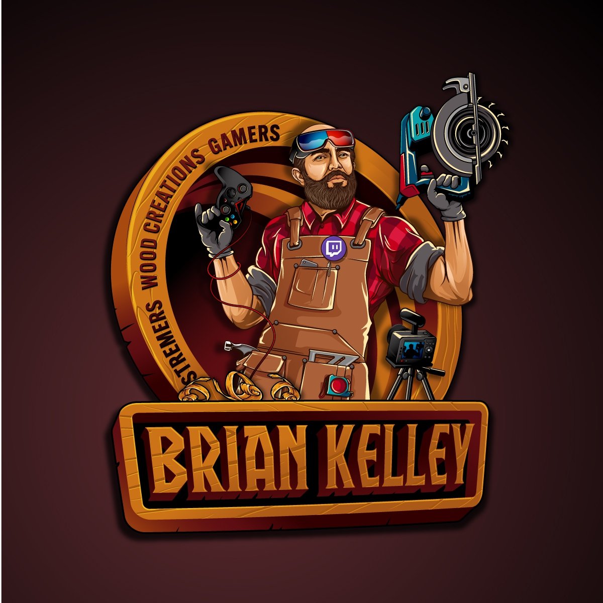 How to create animated Twitch overlays and custom gaming logo designs