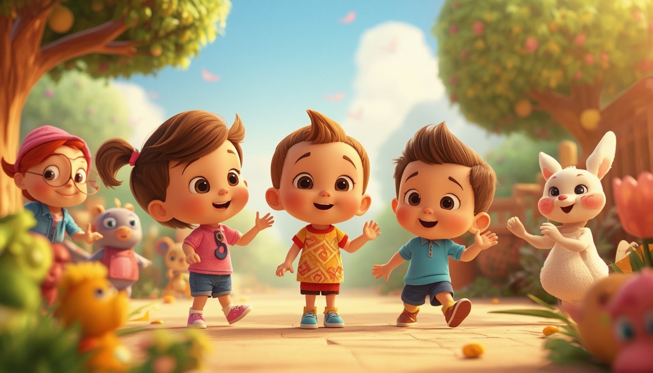 I Will Create Creative Kids 2D Animation Videos For You