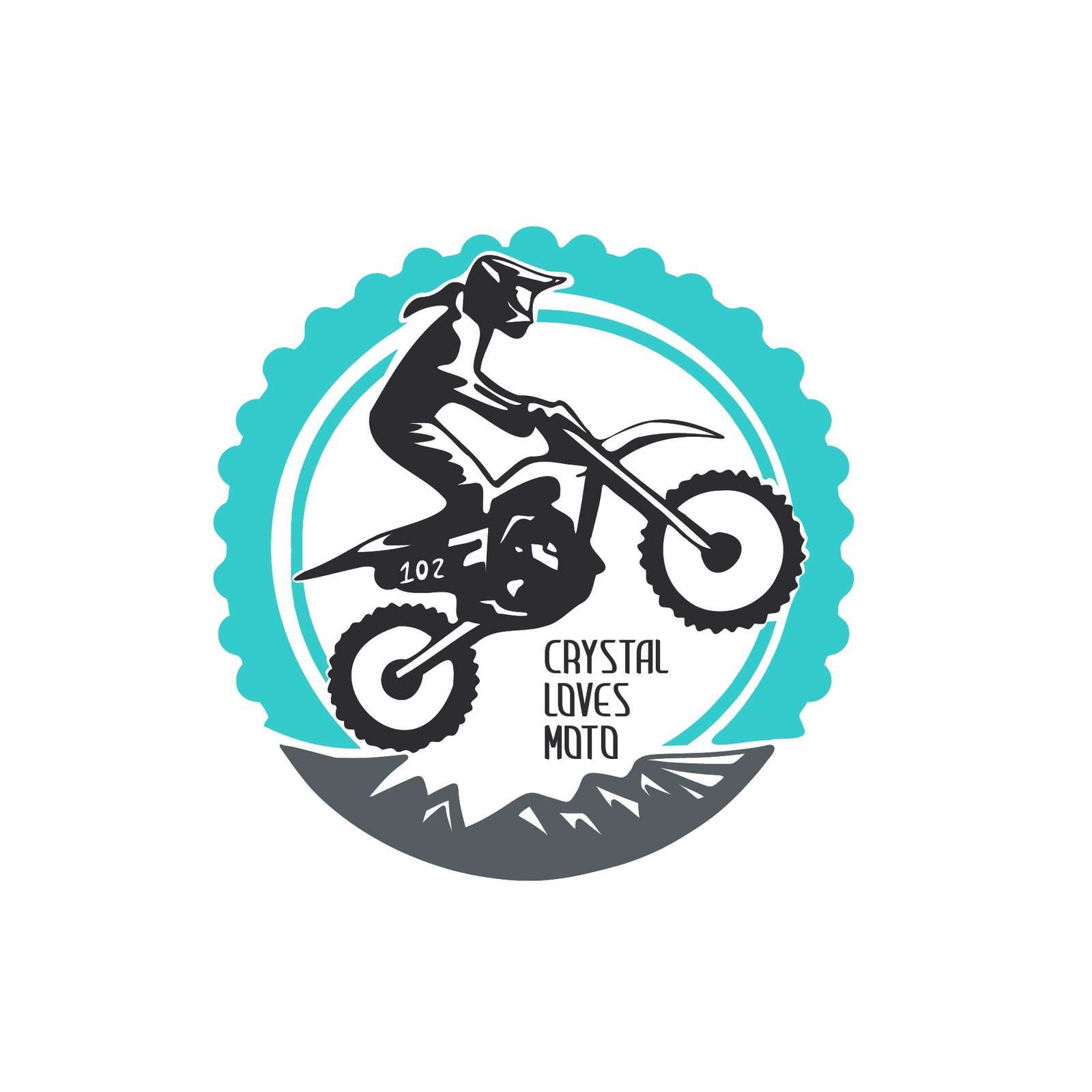 How to make design an eye-catching colorful bike logo for your brand