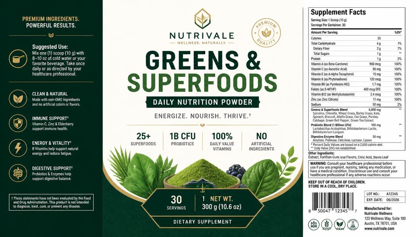 I will design professional supplement labels for your brand products