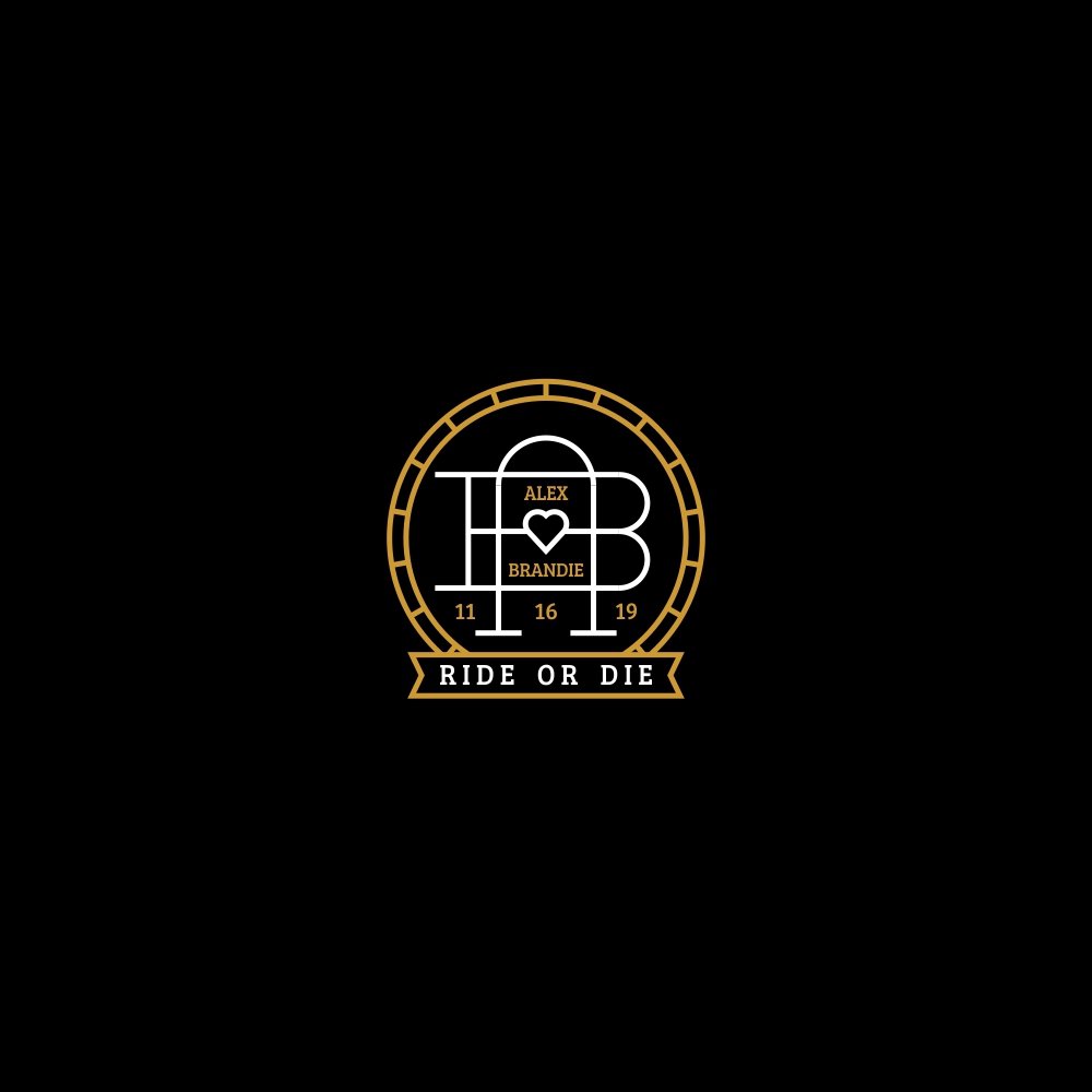 How to make design fitness gym sports monogram and typography logo