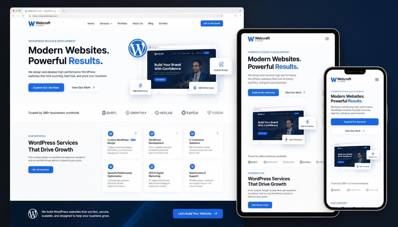 I Will Design Modern Responsive WordPress Website and Develop Professionally