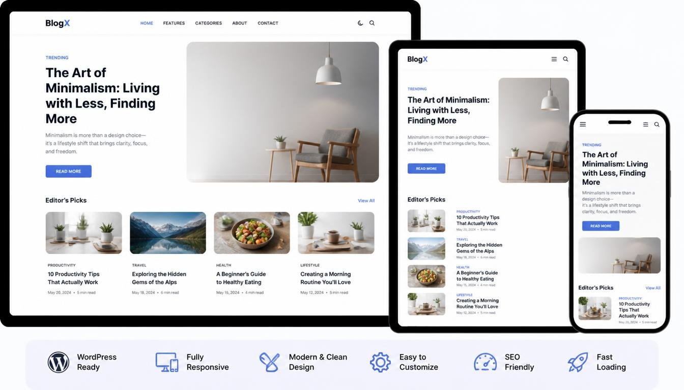I Will Design or Redesign Responsive WordPress Websites and Blogs