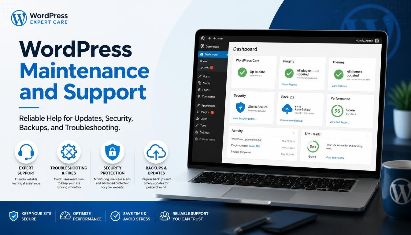 I will provide professional WordPress maintenance, support, troubleshooting and