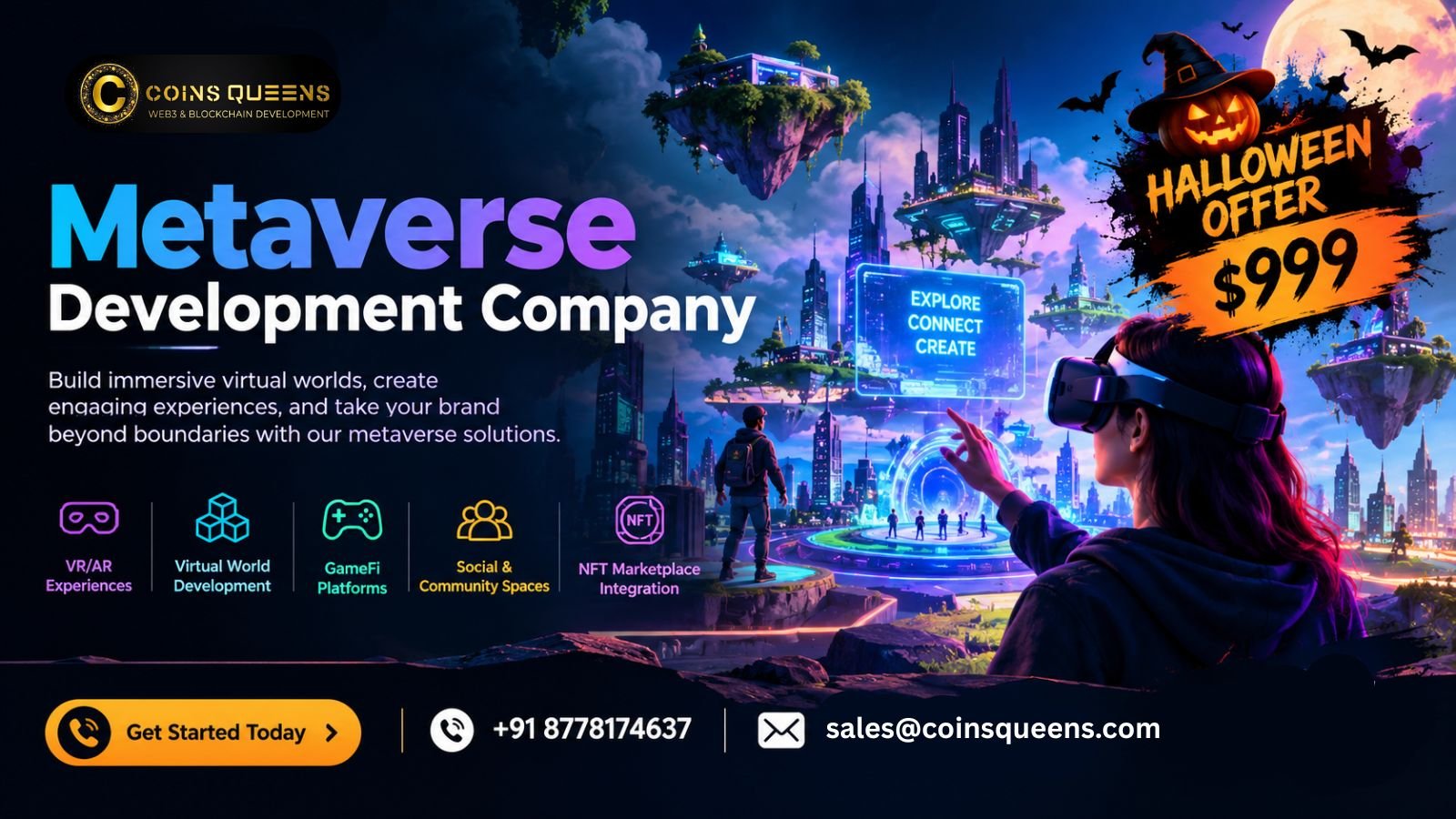Affordable Metaverse Development – Exclusive $999 Halloween Offer