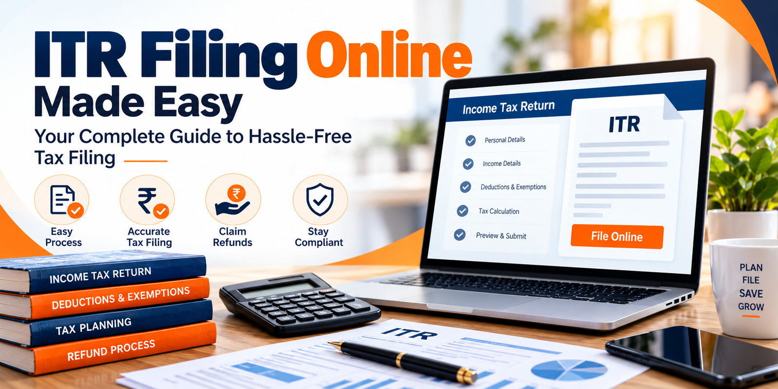 Easy Online ITR Filing Services in India