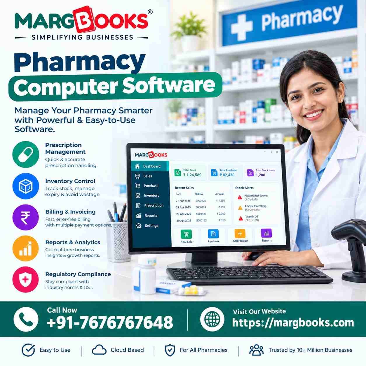 Pharmacy Computer Software for Billing & Inventory Management