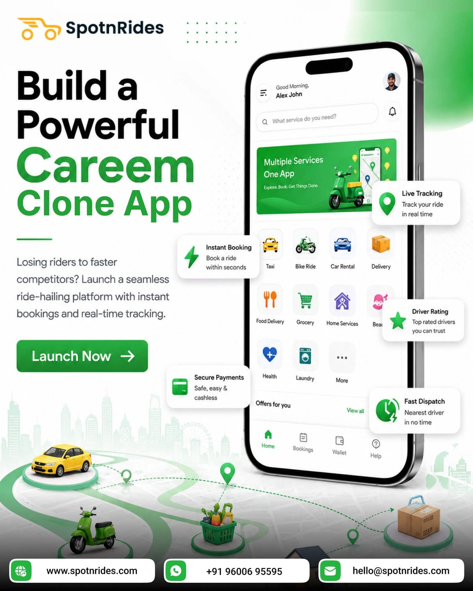 Build Your Own On-Demand Mobility Platform with a Careem Clone