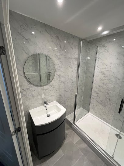 Copper pipe plumbing and bathrooms